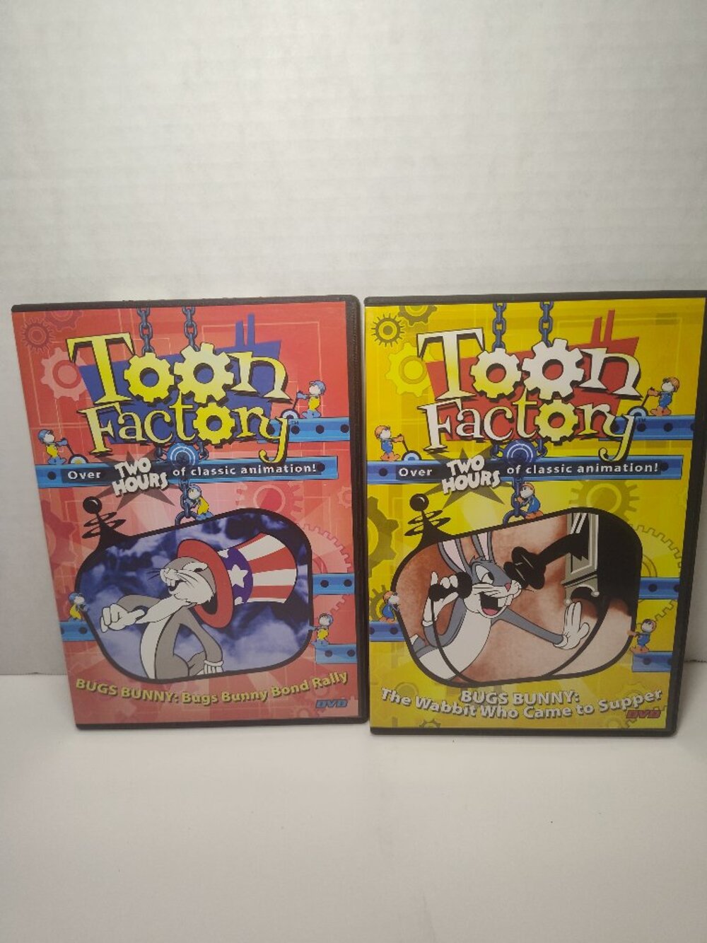 Toon Factory Bugs Bunny DVD Lot 2006 Bond Rally & Wabbit Who Came to Supper